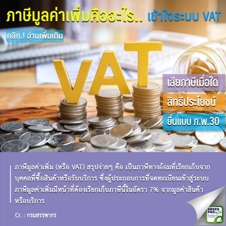 ภาษีมูลค่าเพิ่ม VAT